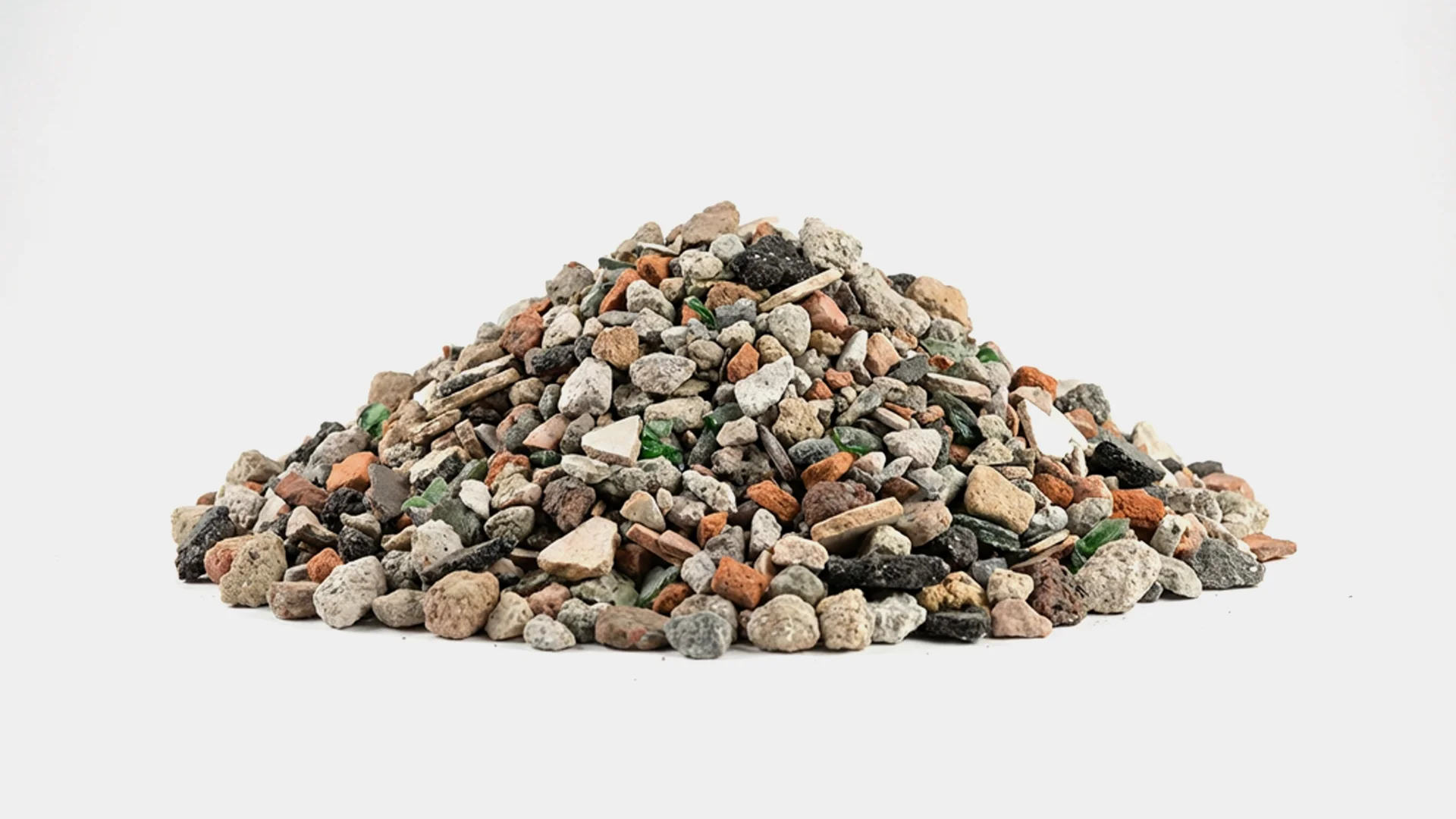 Granulats recyclés mixtes
